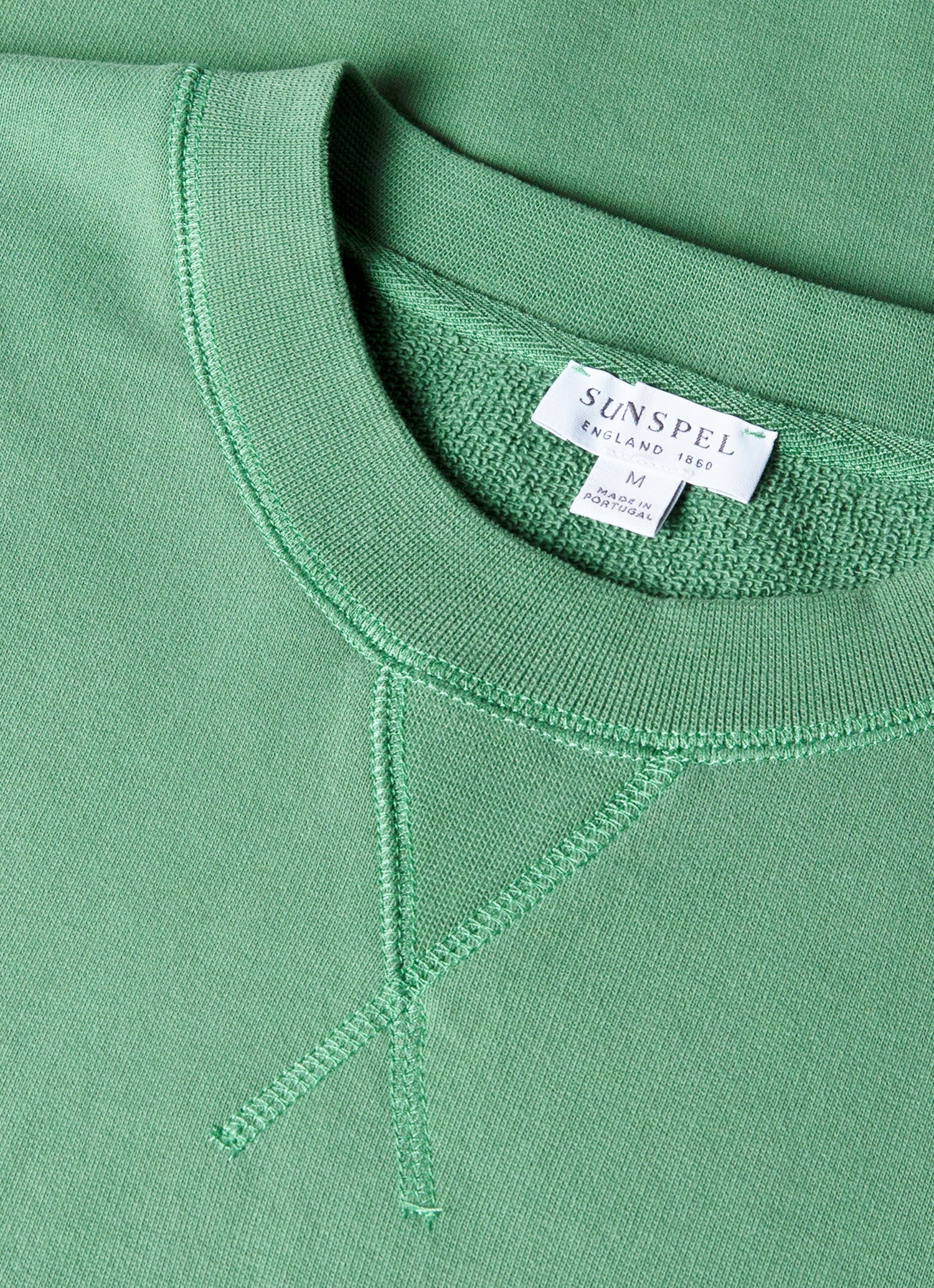 Men's Loopback Sweatshirt in Thyme - Image 4