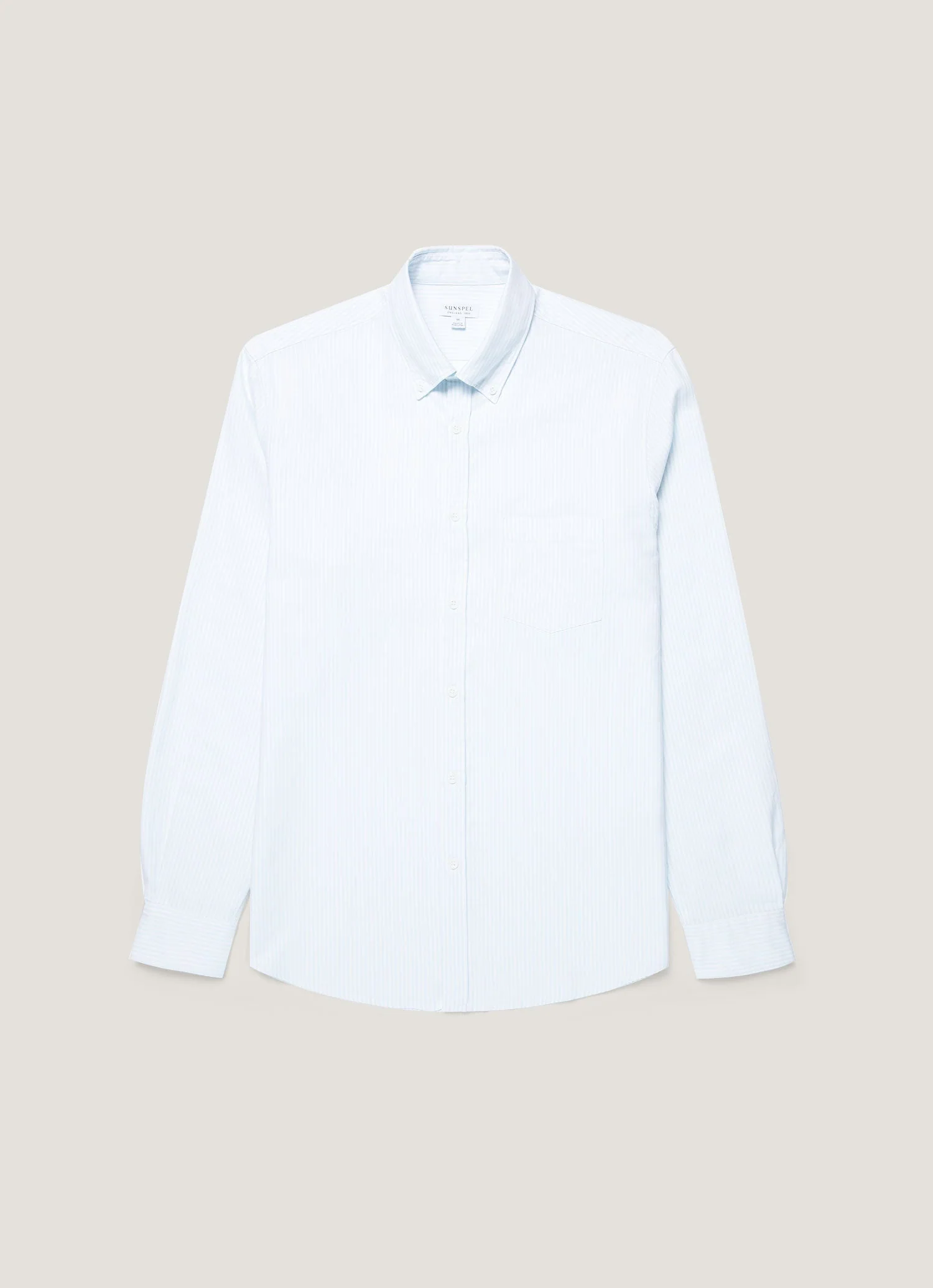 Men's Button Down Oxford Shirt in Light Blue/White