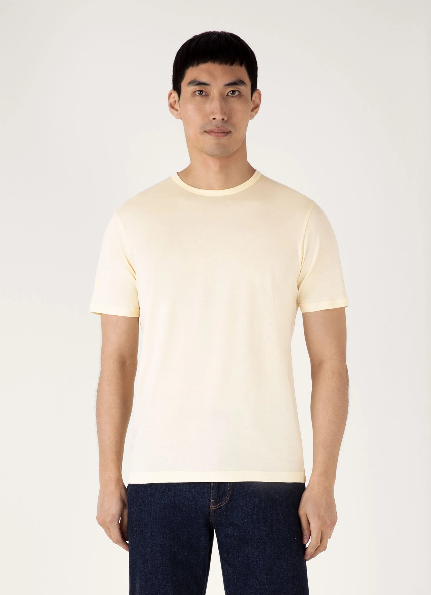 Men's Classic T-shirt in Buttermilk - Image 2