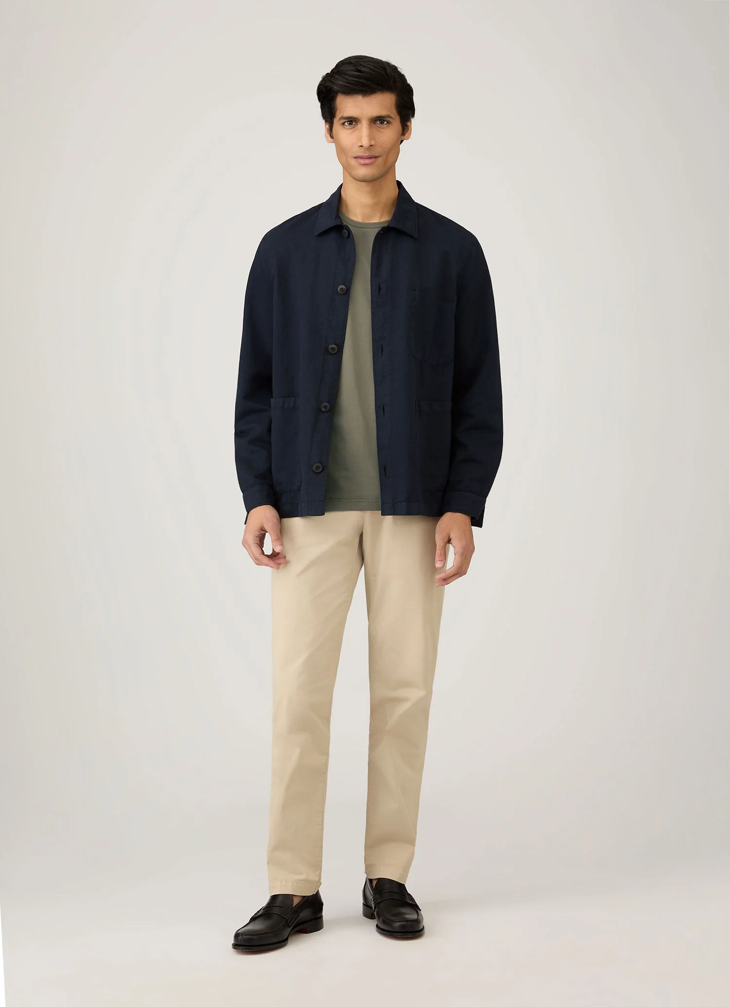 Men's Classic T-shirt in Khaki - Image 3