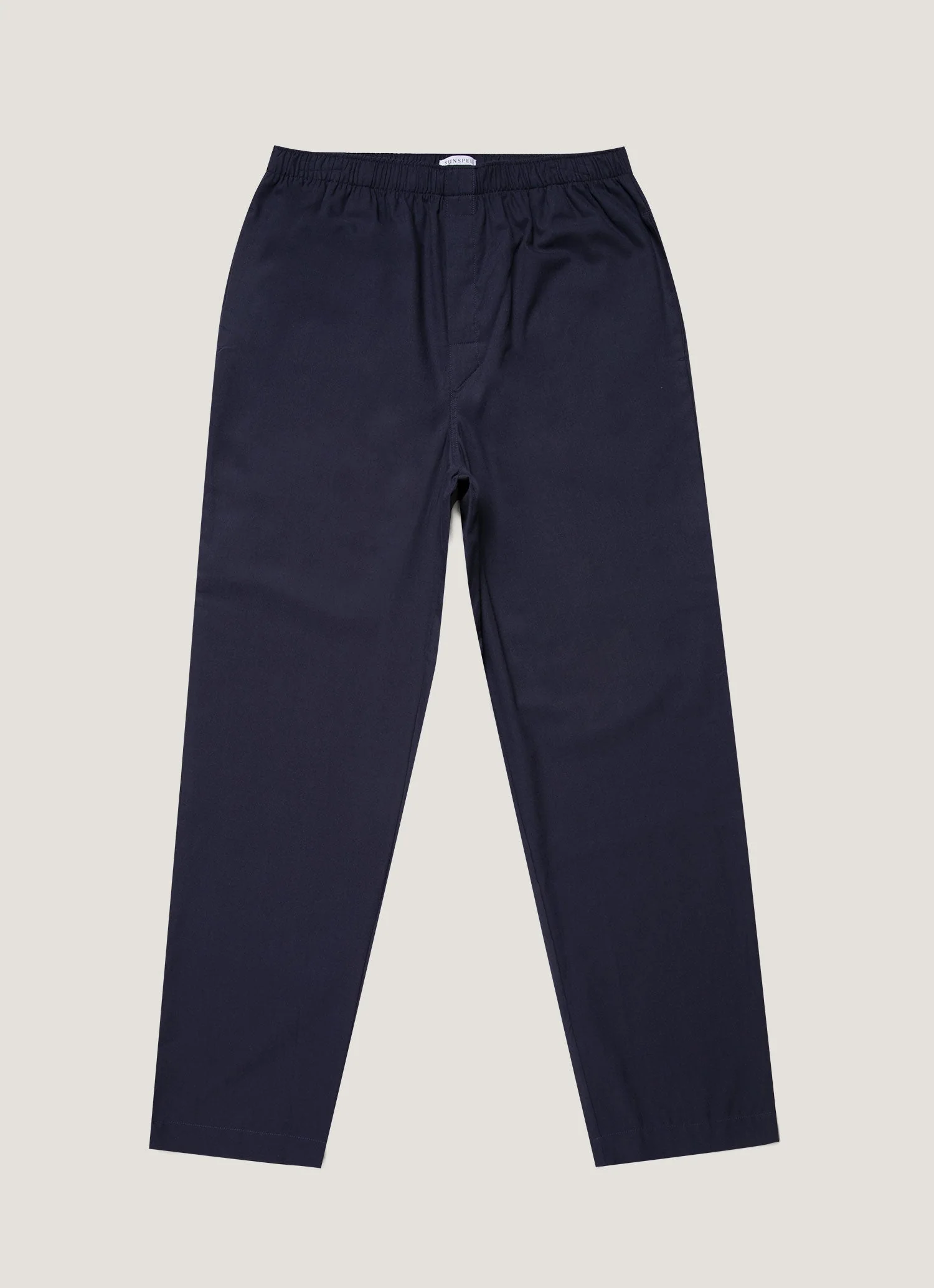 Men's Cotton Flannel Pyjama Set in Navy - Image 5