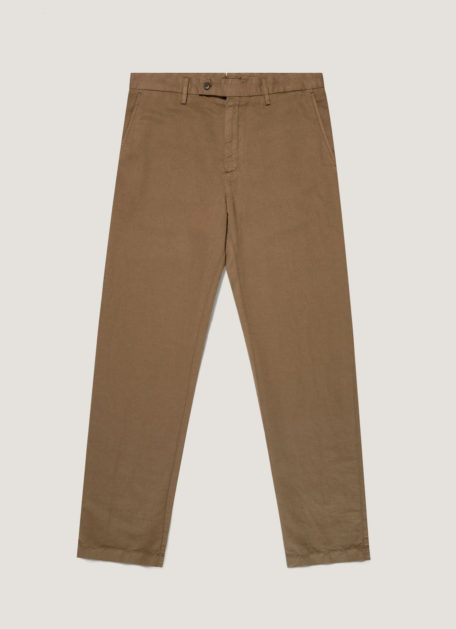 Men's Cotton Linen Two-Piece Suit in Dark Cedar - Image 6