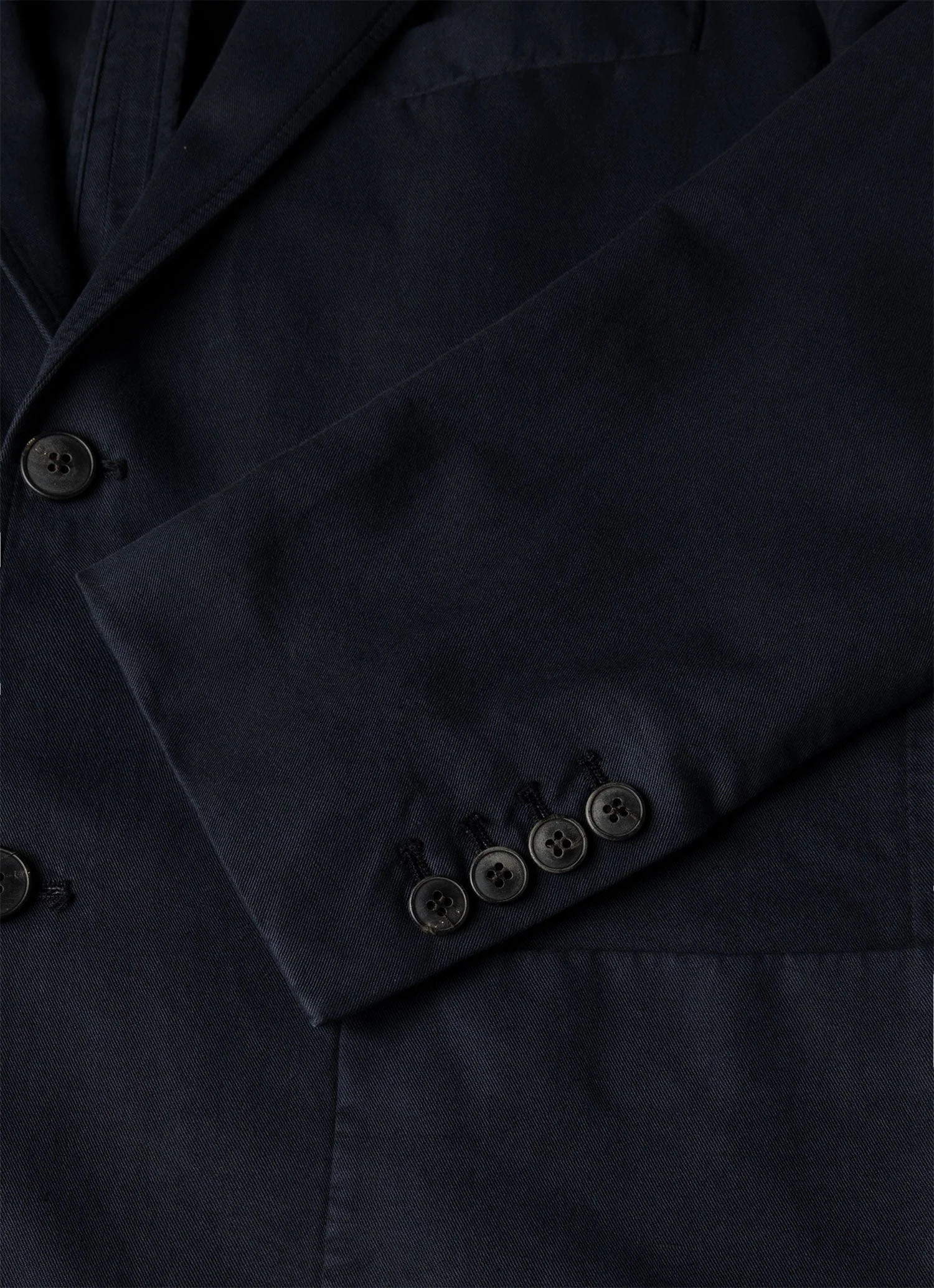 Men's Cotton Linen Two-Piece Suit in Navy - Image 5