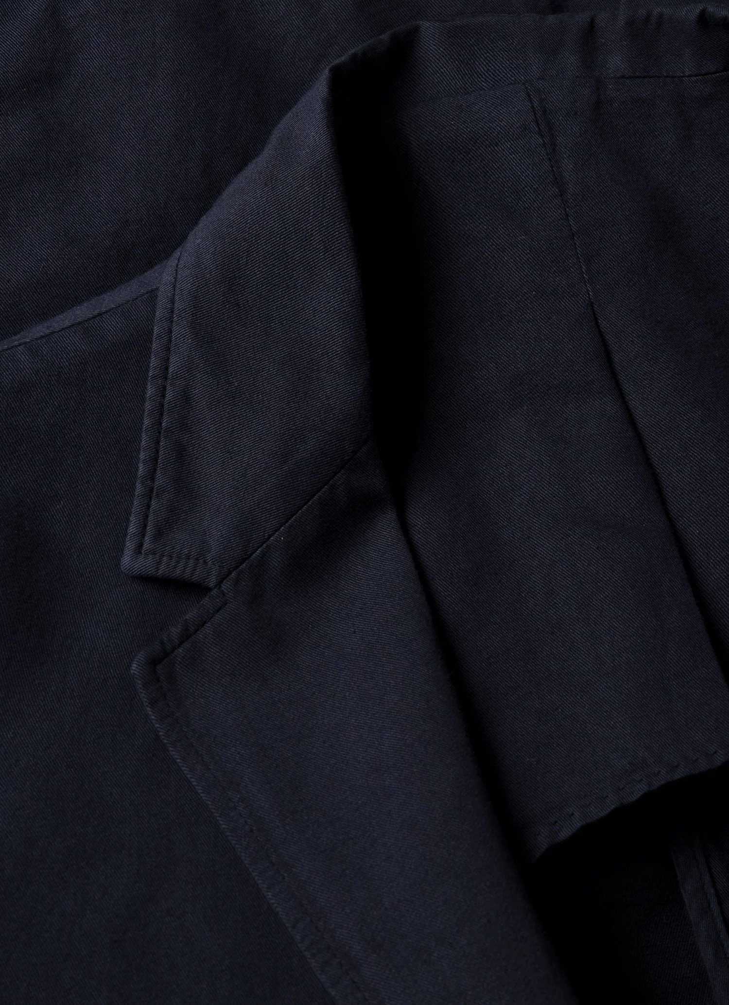 Men's Cotton Linen Blazer in Navy - Image 4