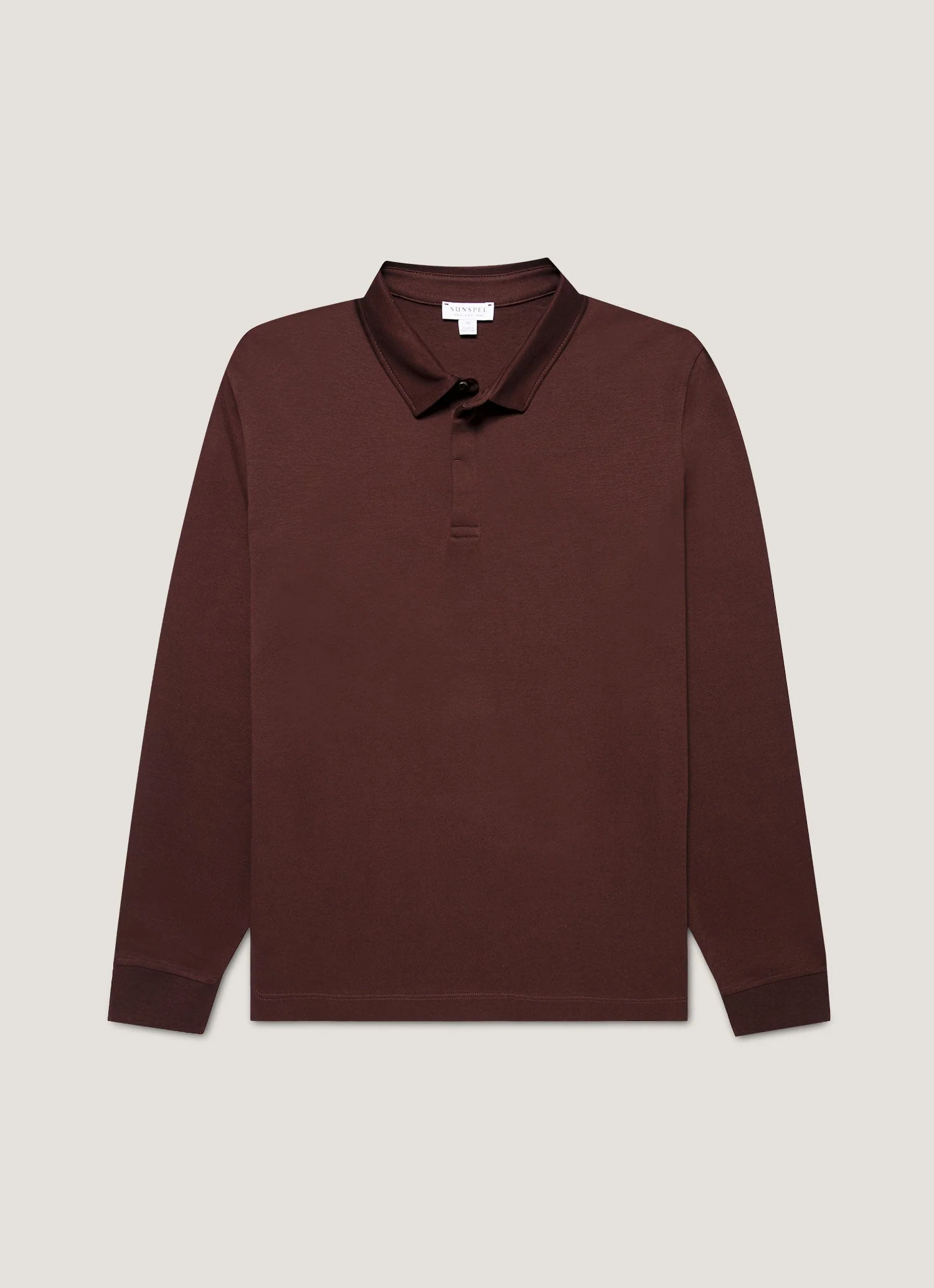 Men's Heavyweight Rugby Polo Shirt in Bakelite