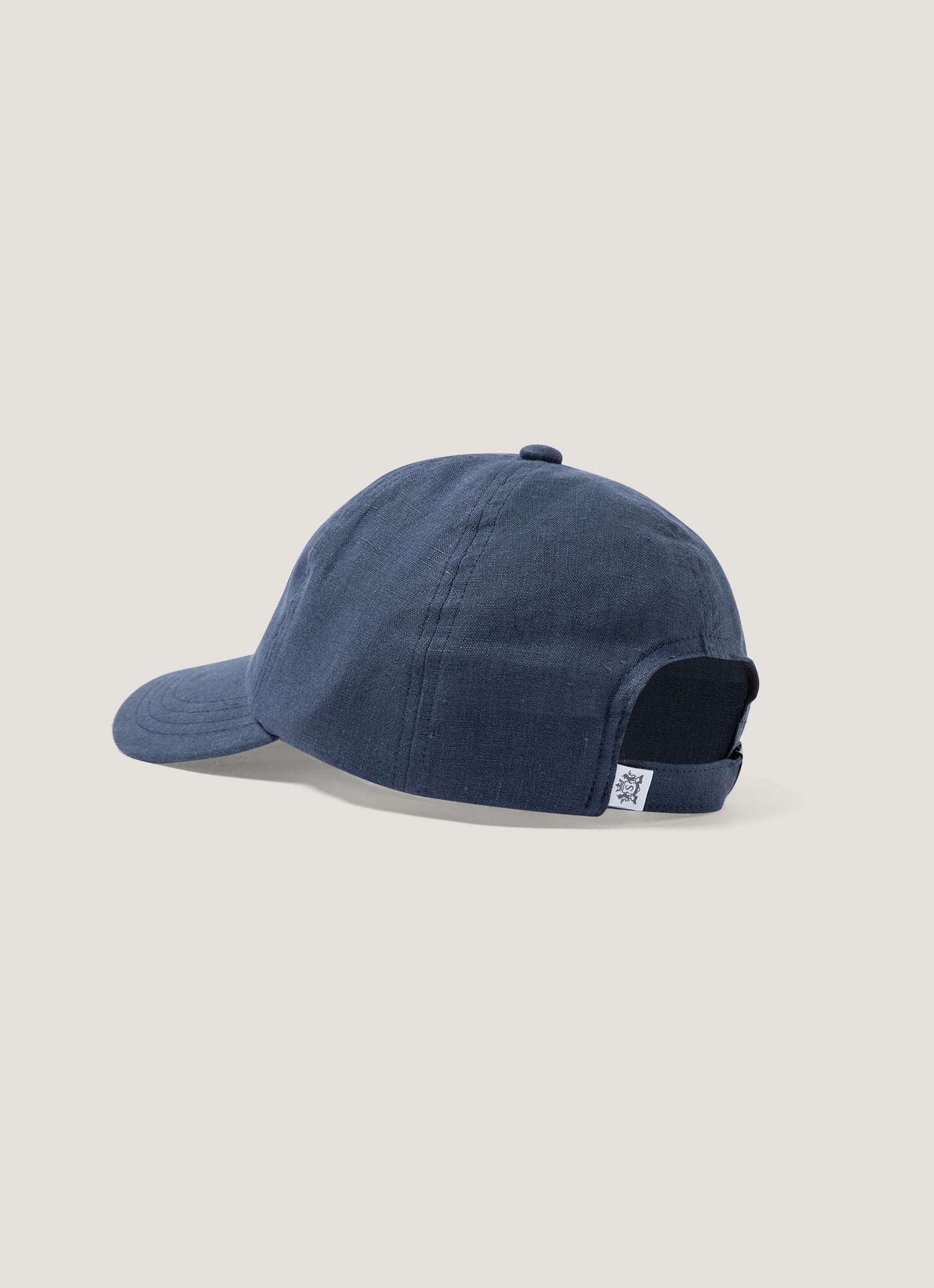 Men's Linen Cap in Light Navy - Image 3