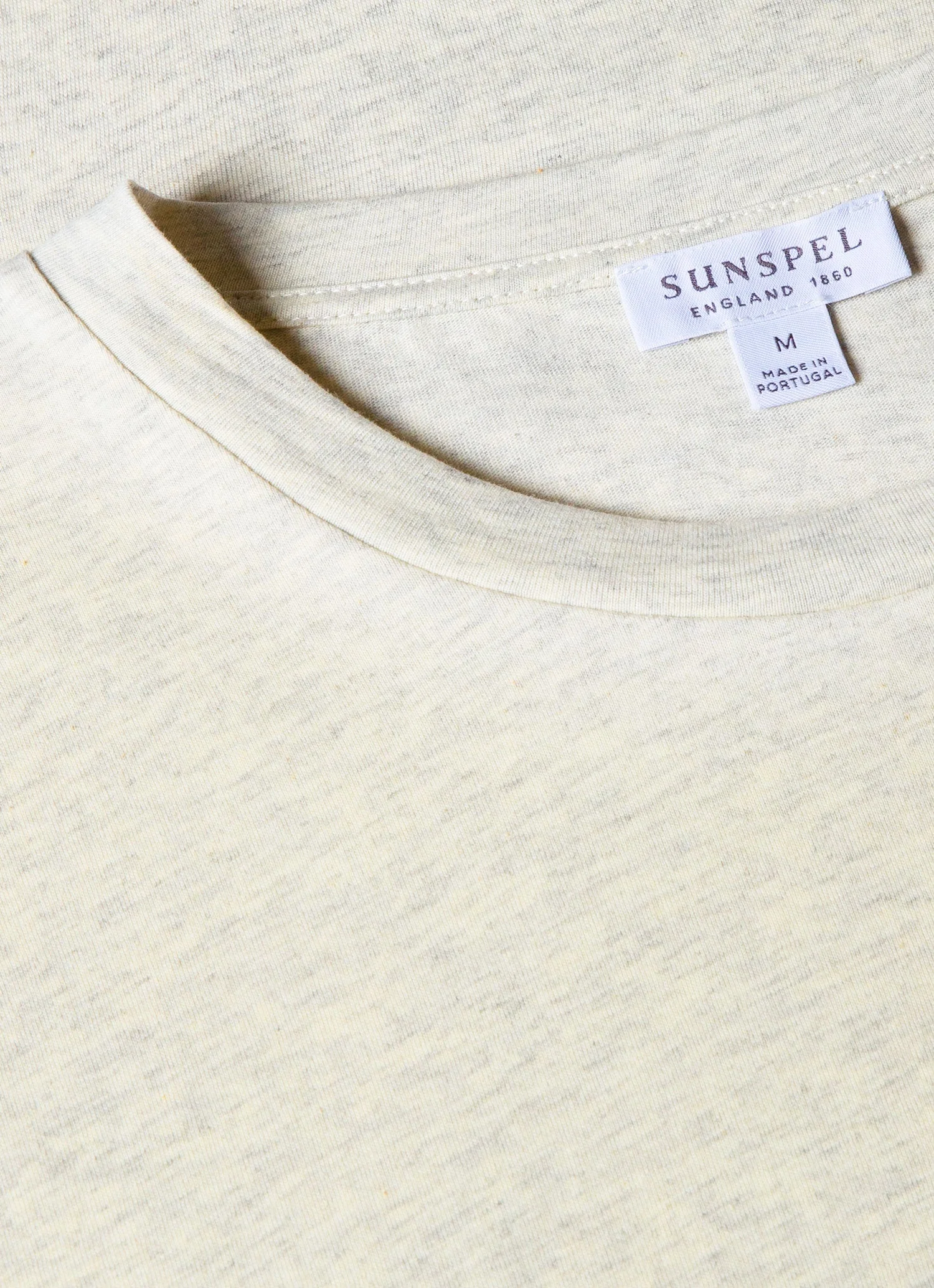 Men's Riviera T-shirt in Archive White Melange - Image 4