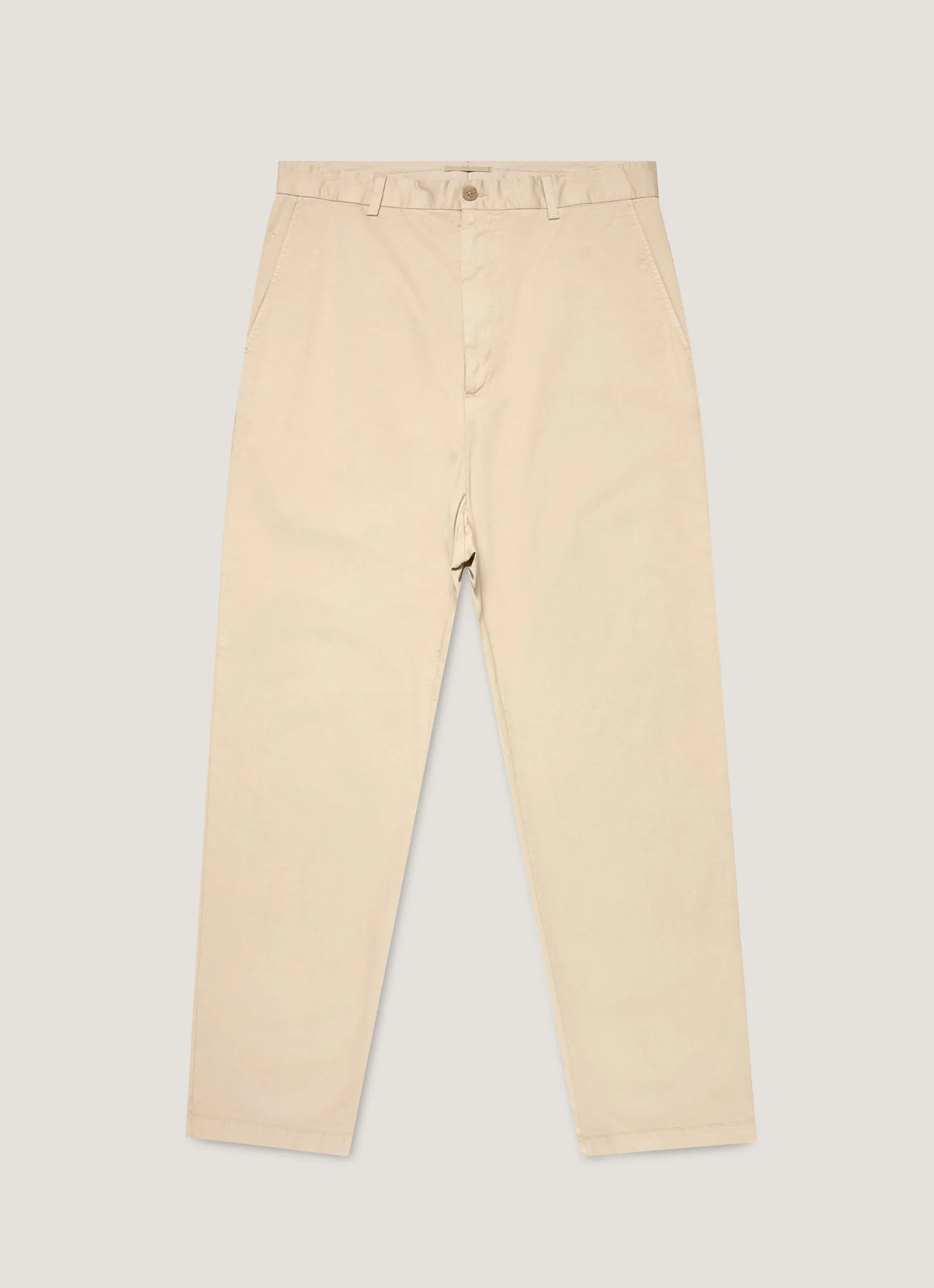 Men's Regular Fit Chino in Light Stone