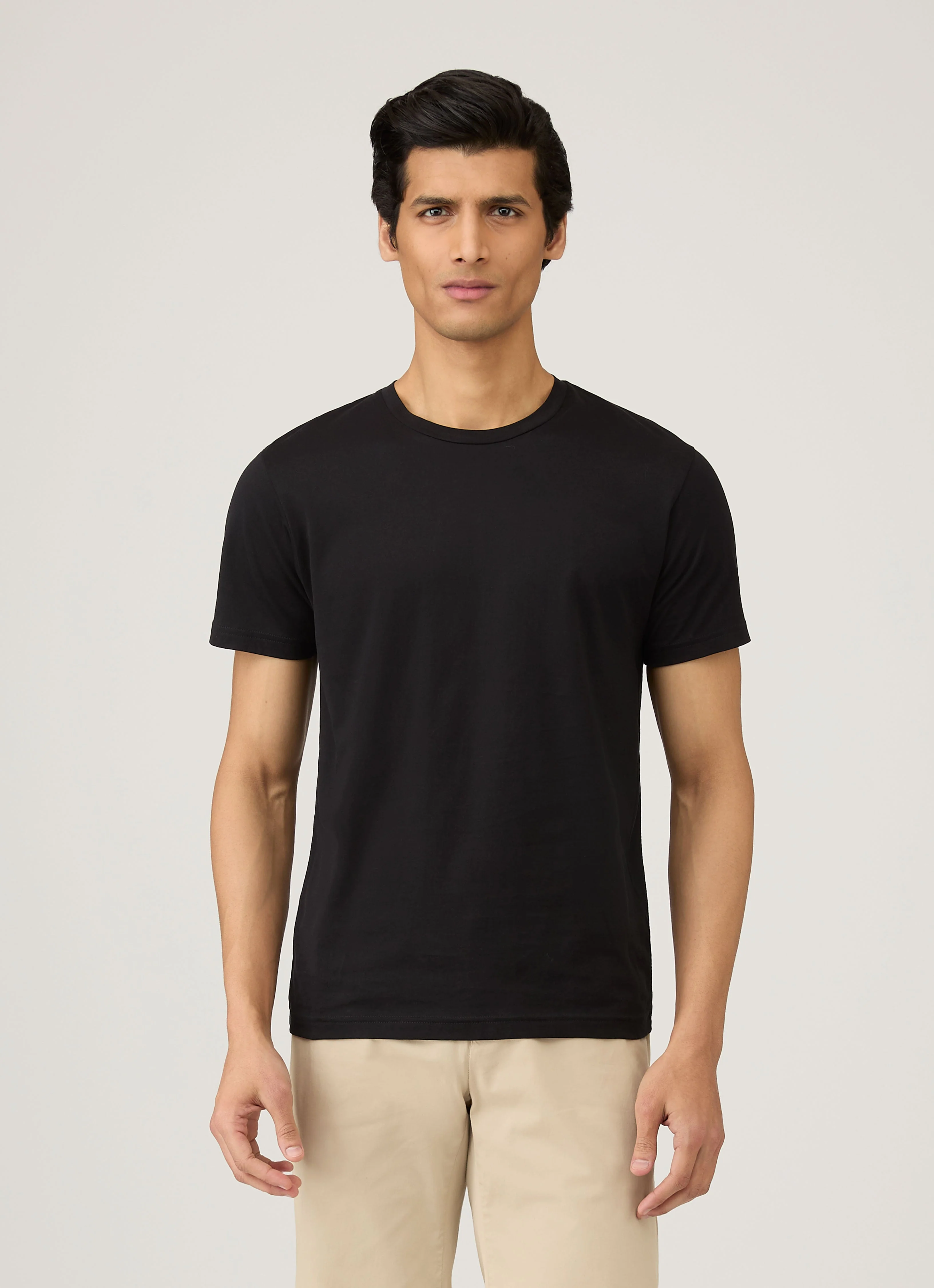 Men's Riviera T-shirt in Black - Image 2