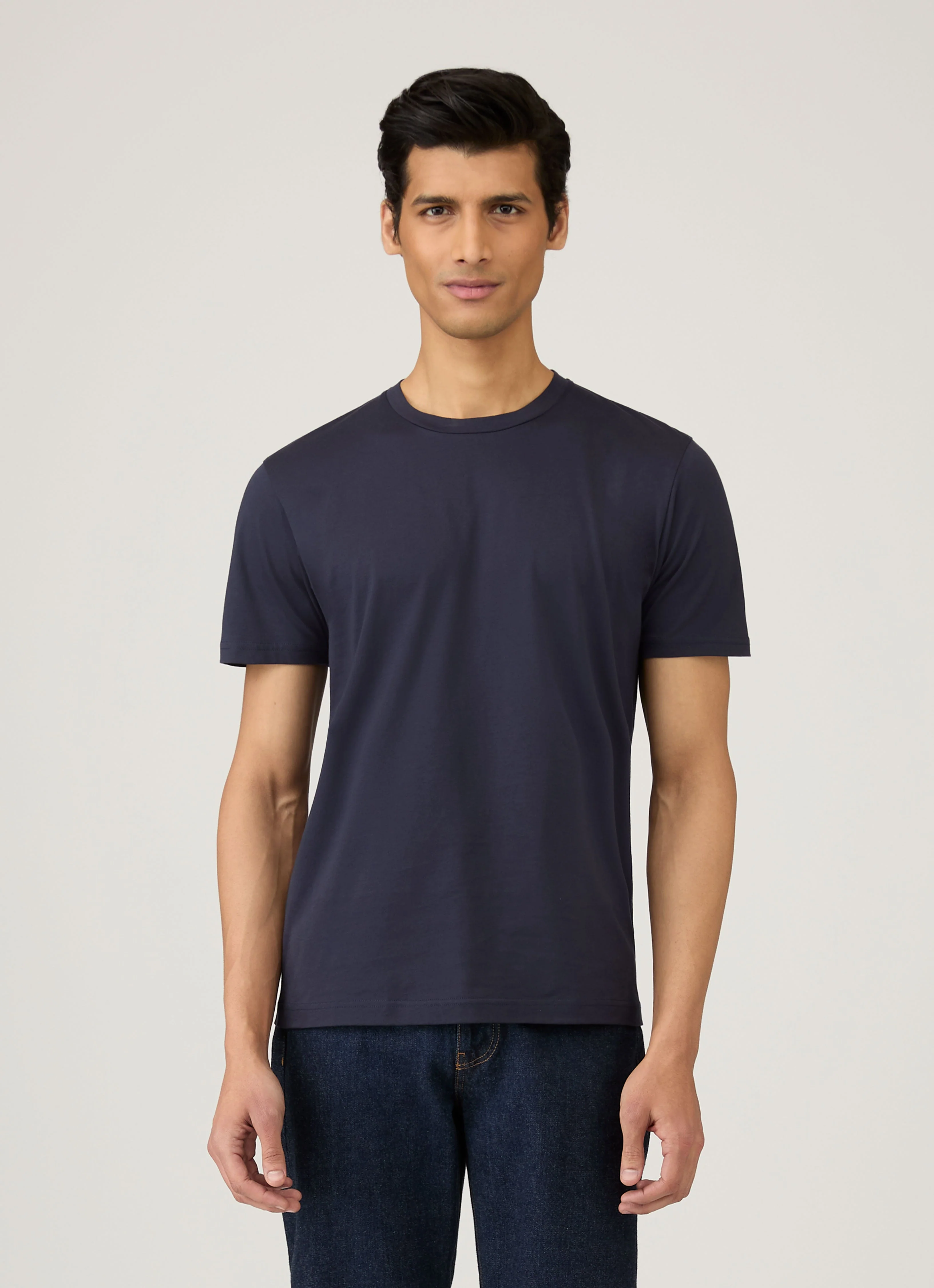 Men's Riviera T-shirt in Navy - Image 2