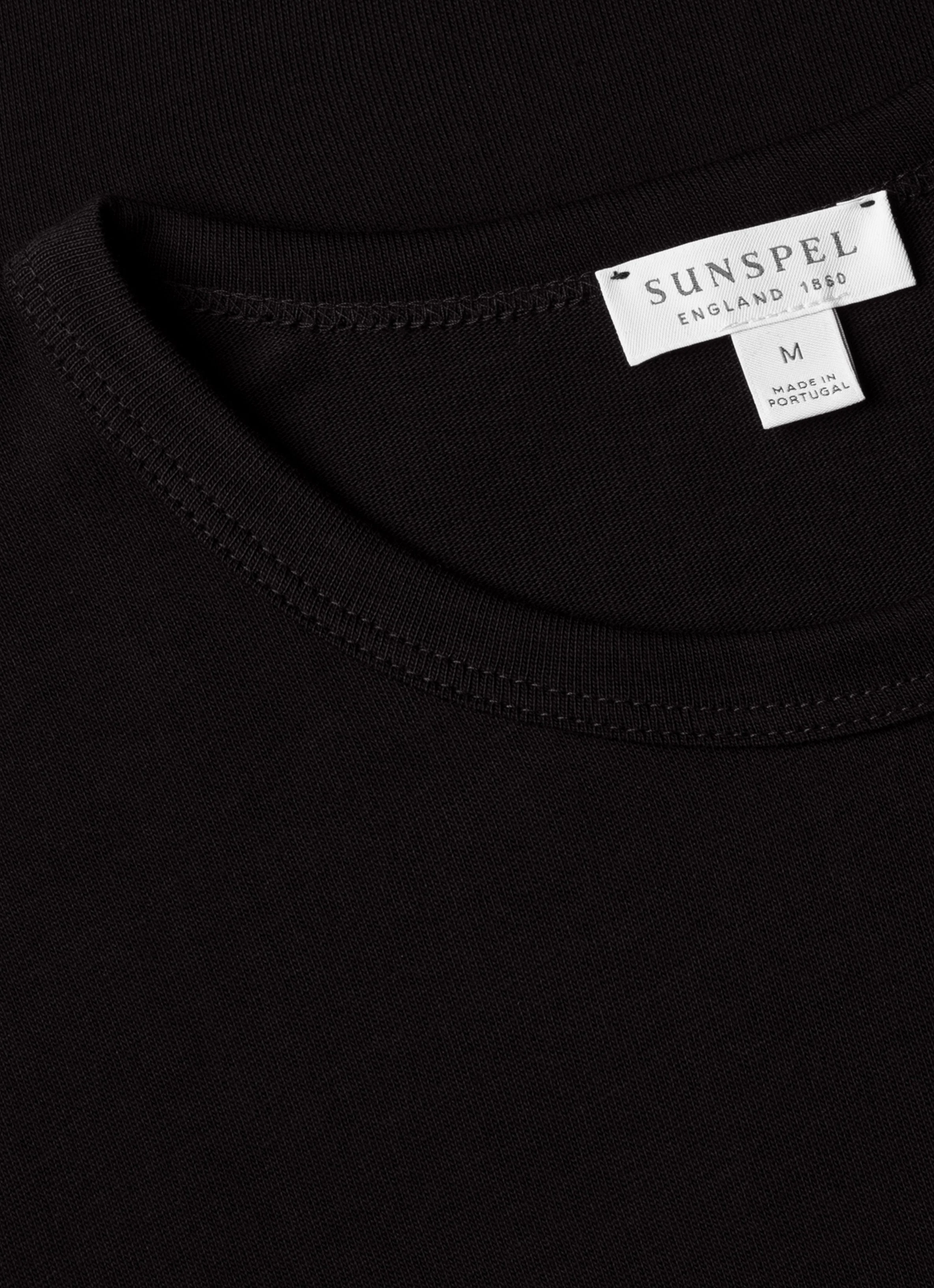 Men's Single Jersey T-shirt in Black - Image 4