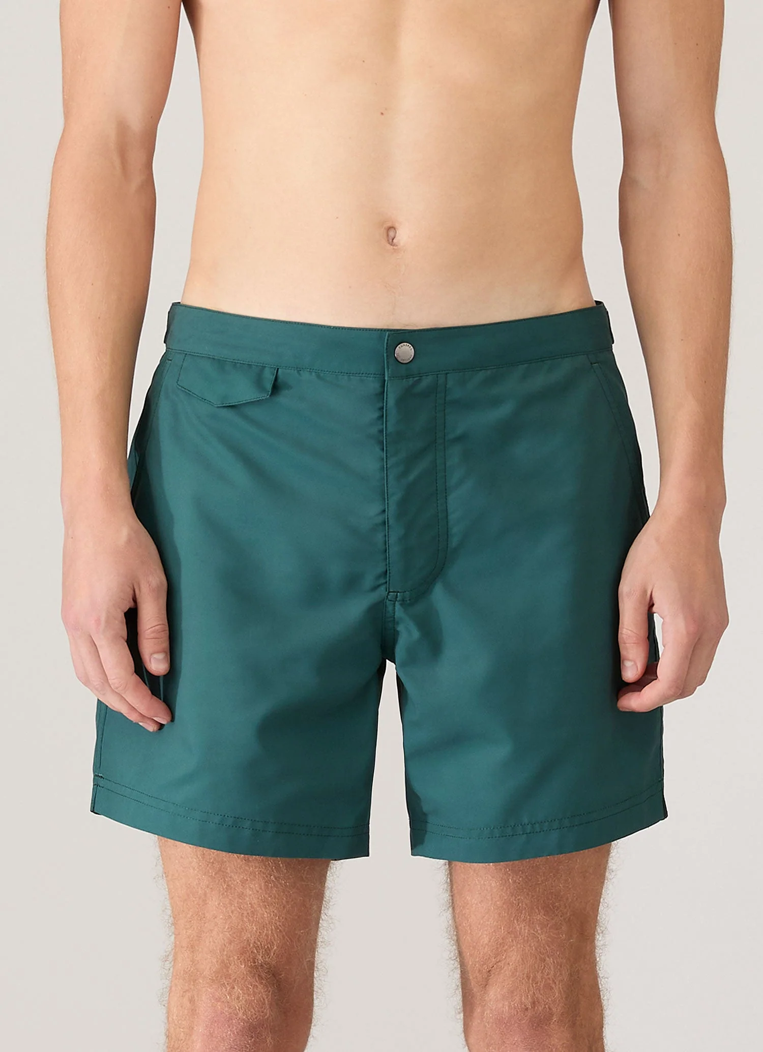Men's Tailored Swim Shorts in Forest - Image 2