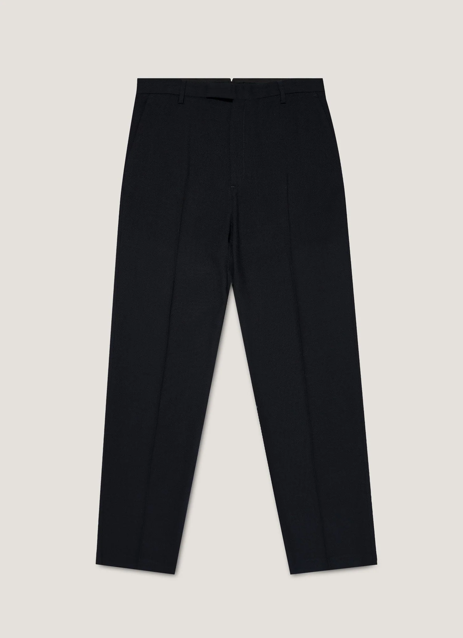 Men's Textured Wool Two-Piece Suit in Navy - Image 6