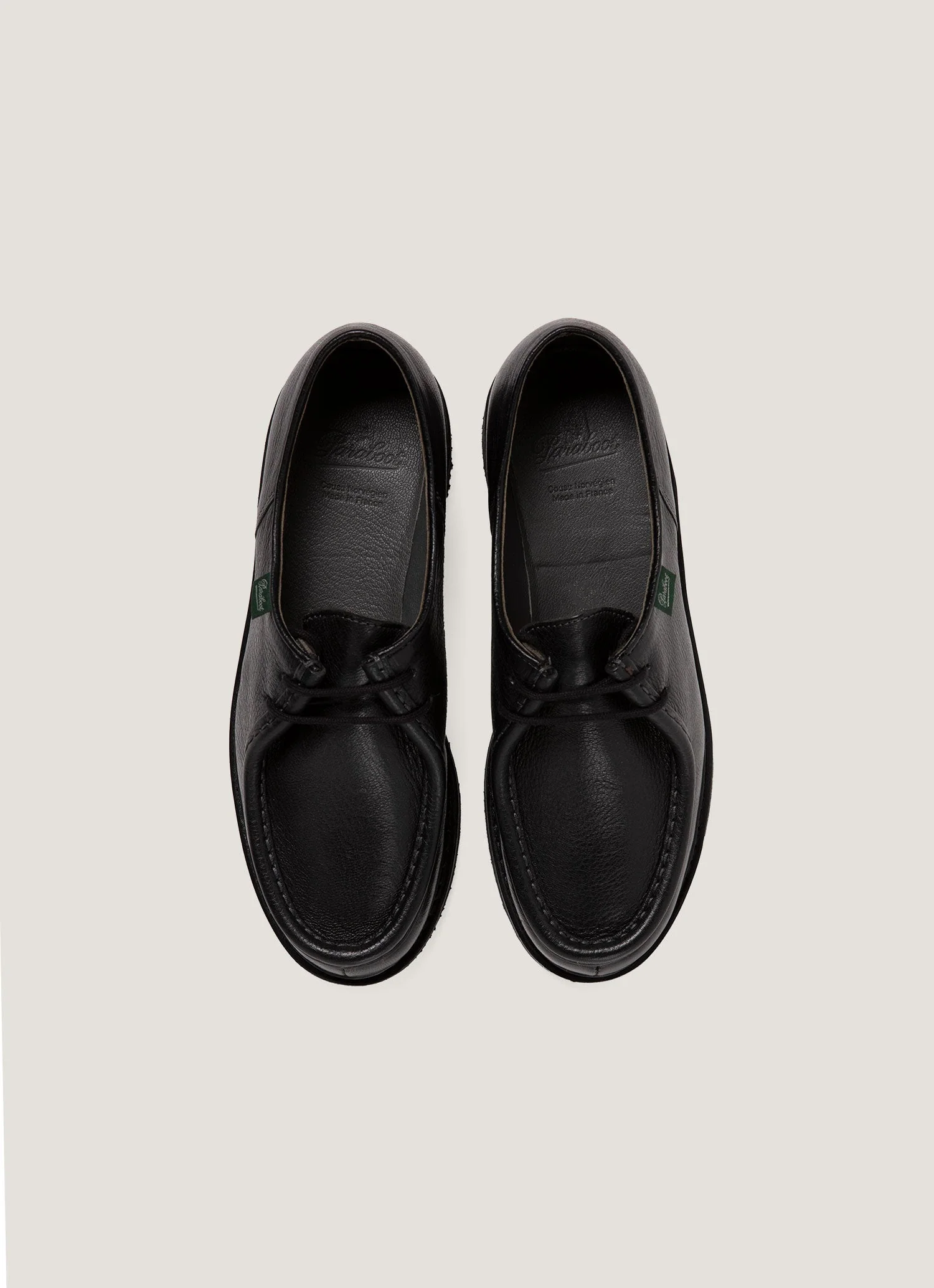 Paraboot Grained Leather Michael in Black - Image 4