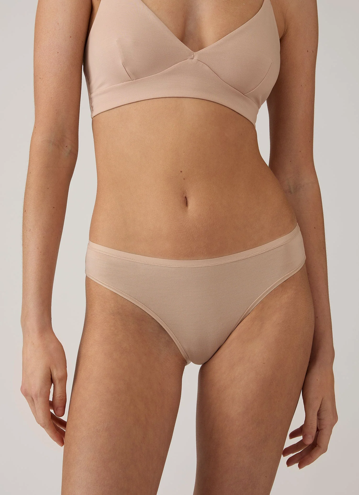 Women's Tencel™ Bikini Brief in Beige - Image 3