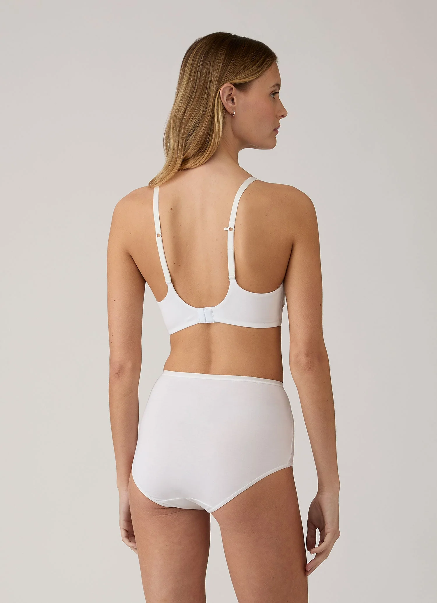 Women's Tencel™ Full Brief in White - Image 2