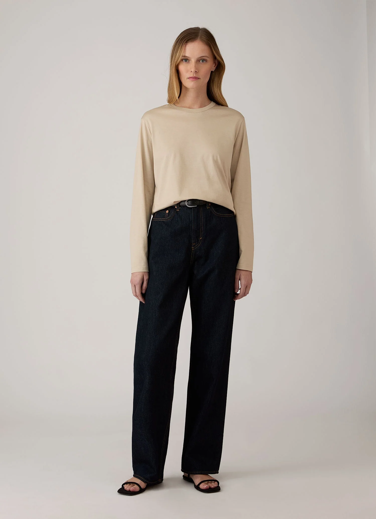 Women's Long Sleeve Everyday T-shirt in Hazelwood - Image 2
