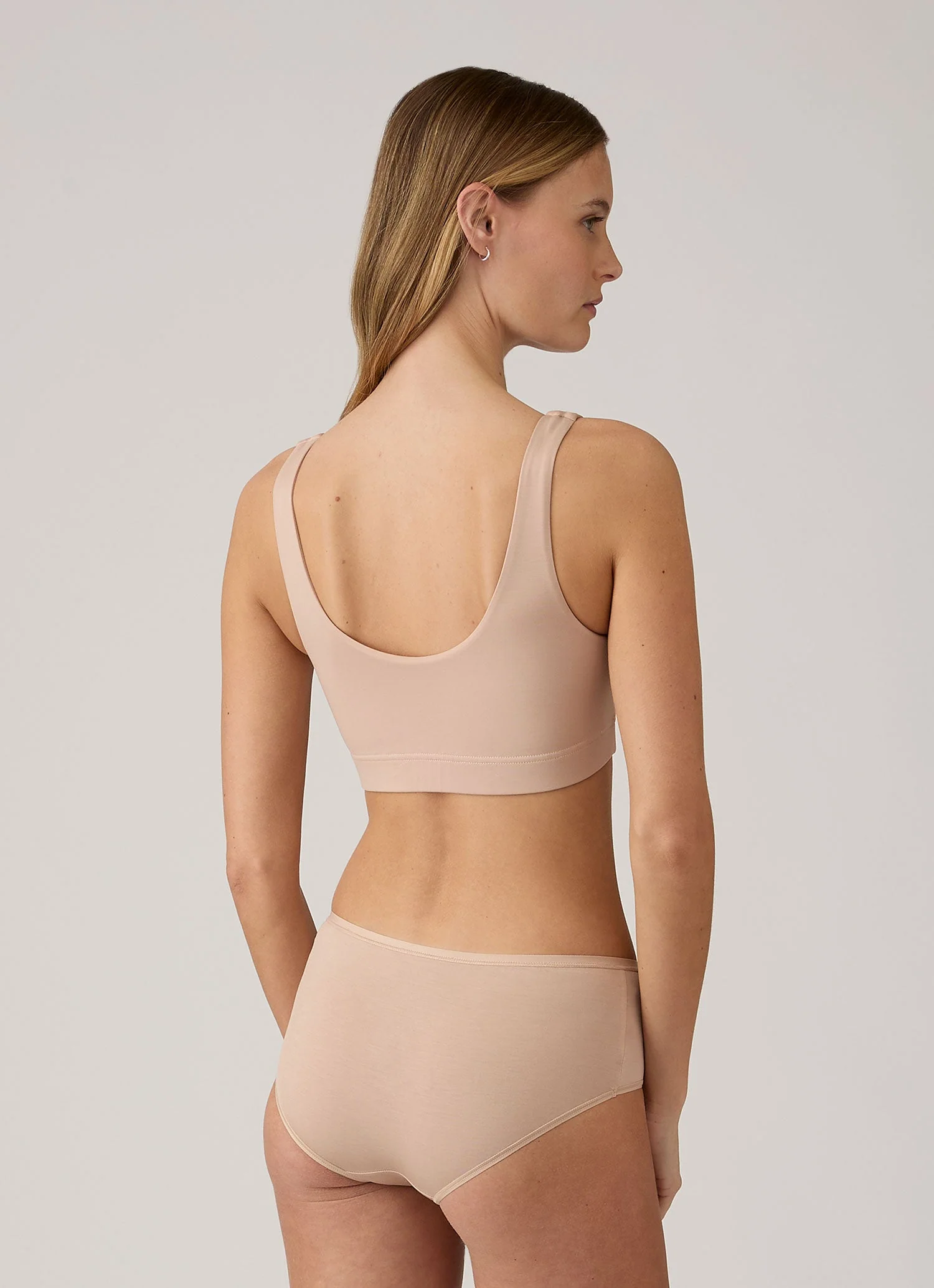 Women's Tencel™ Shorty Brief in Beige - Image 2